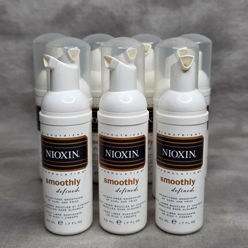 (X10) Nioxin Smoothly Defined Weight Free Smoothing of Curl & Frizz 1.7 fl oz ea